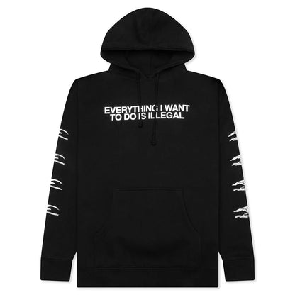 Illegal Hoodie Black