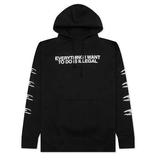 Illegal Hoodie Black