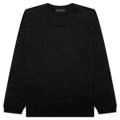 Essentials L S Tee Jet Black