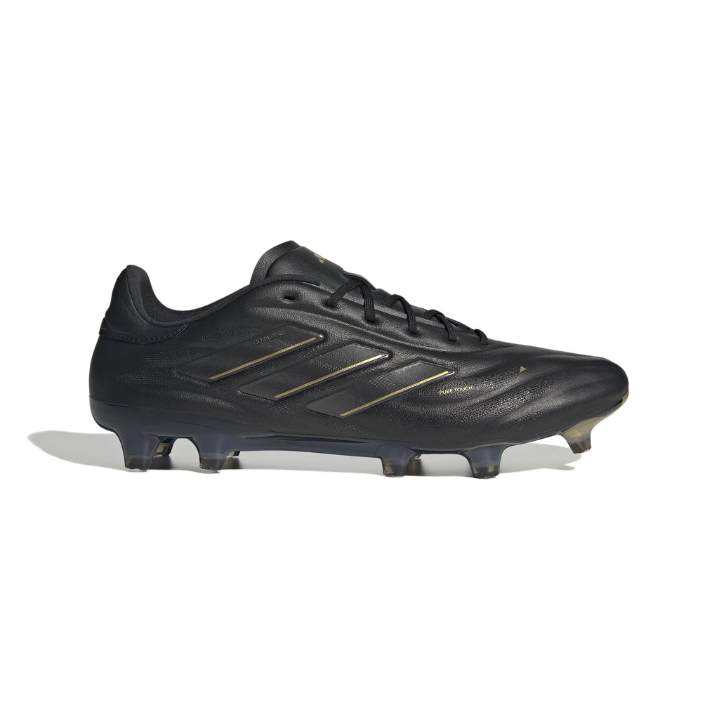 adidas Copa Pure 2 Elite FG Firm Ground Soccer Cleats Black Carbon Gold Metallic