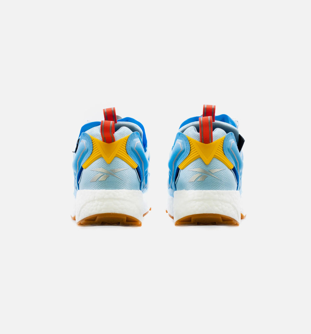 Instapump Fury Boost X BBC Mens Lifestyle Shoe Blue Yellow
