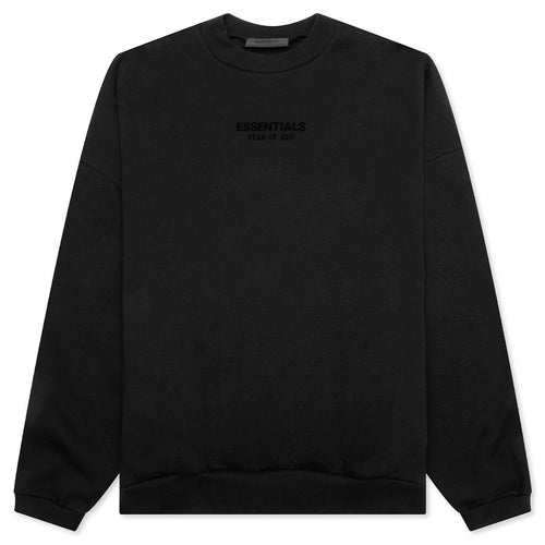 Essentials Crewneck Jet Black