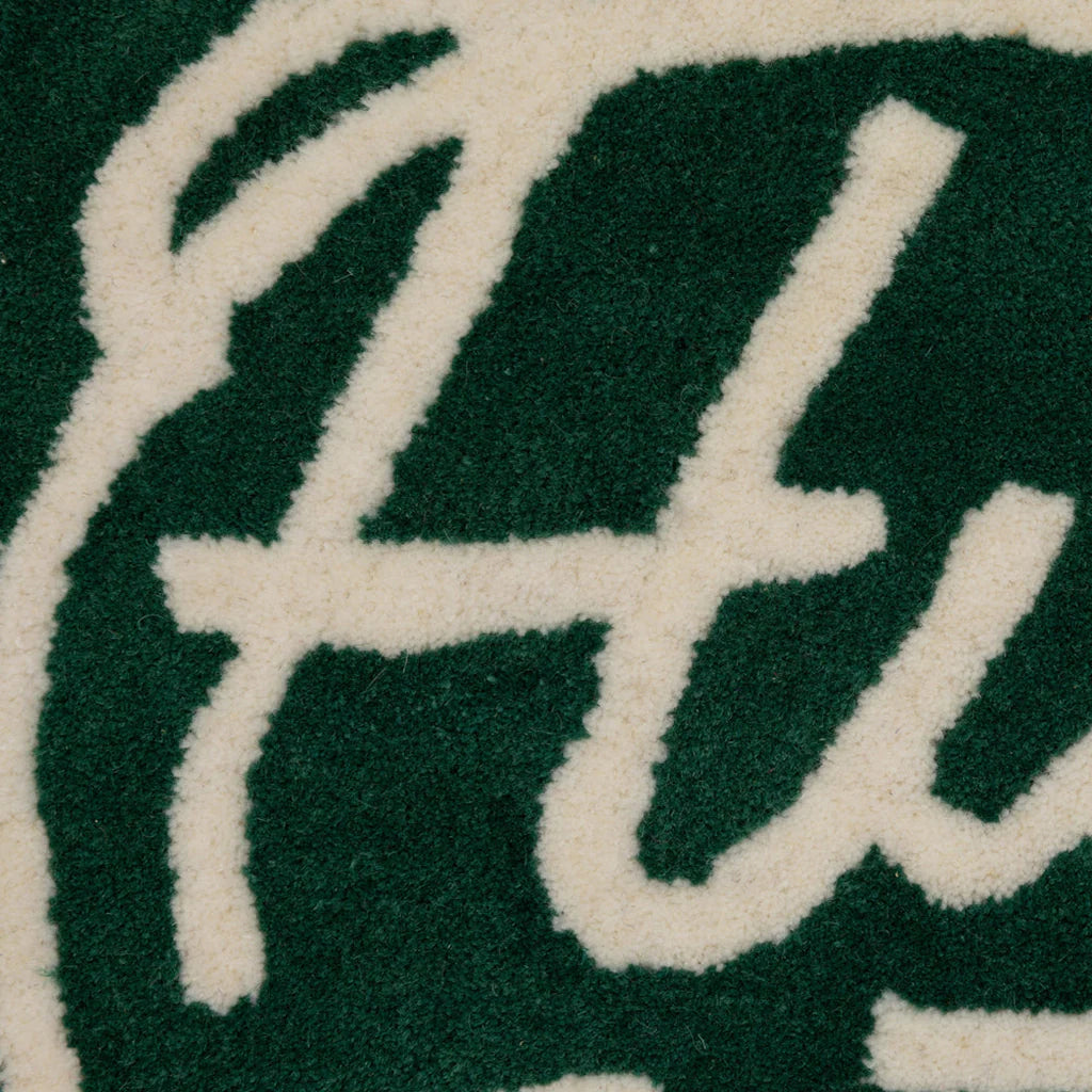 Heart Rug Medium Green