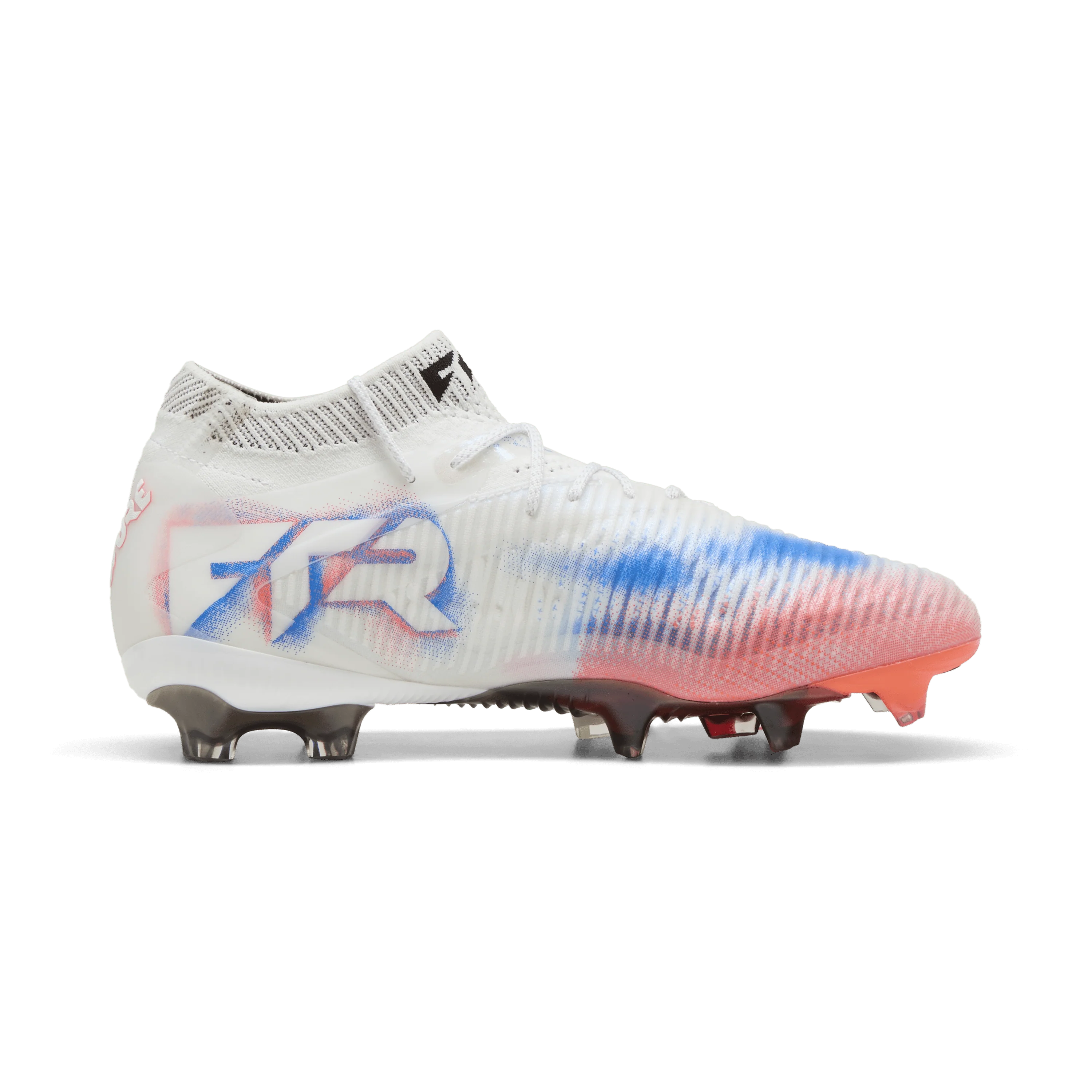 PUMA Future 8 Ultimate Womens Firm Ground Soccer Cleats White Black