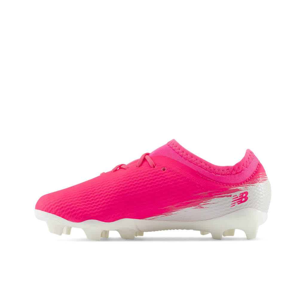 New Balance Furon Team V8 FG Firm Ground Youth Soccer Cleats Pink Heat