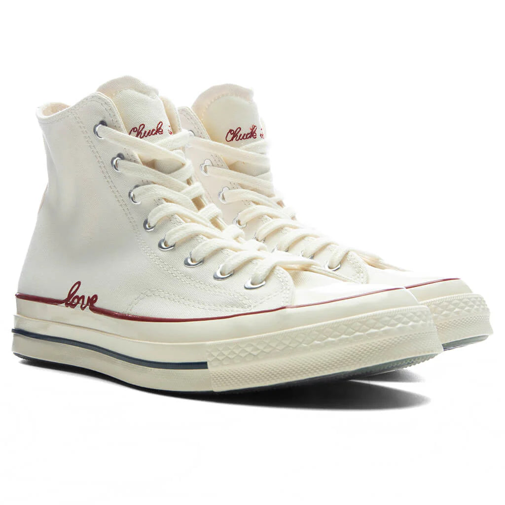 Chuck 70 Hi Valentines Day Vintage White Egret
