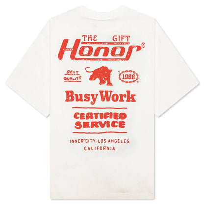 Busy Work T Shirt White