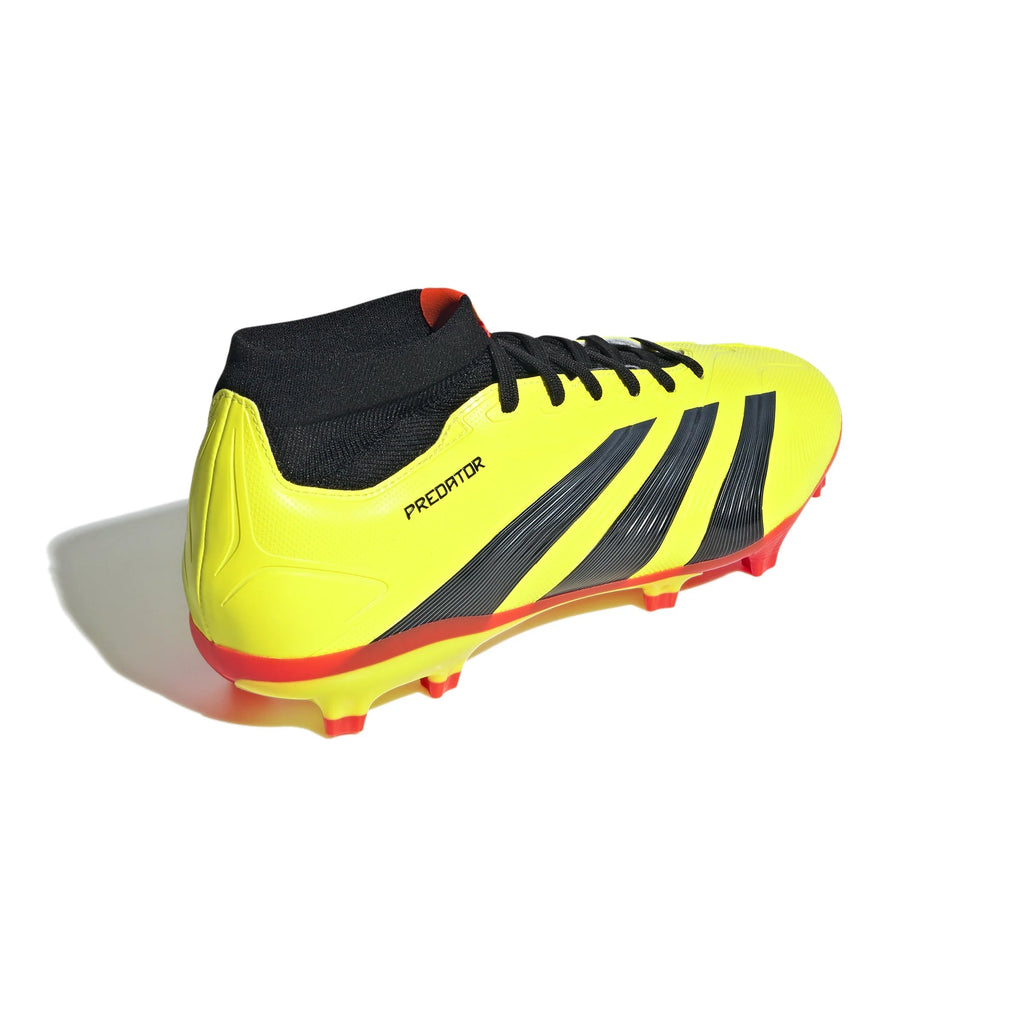 adidas Predator League Sock FG Firm Ground Soccer Cleats Team Solar Yellow Core Black