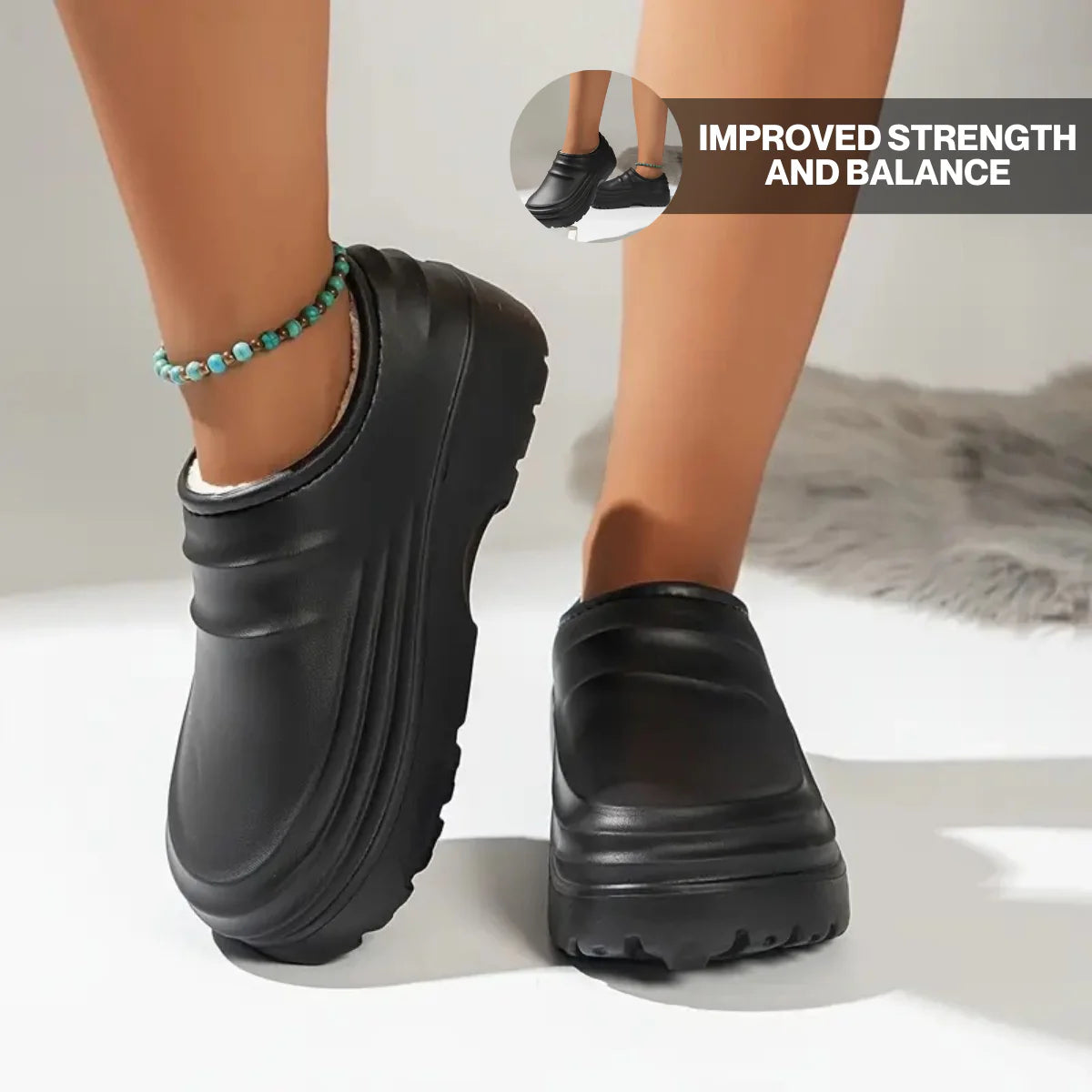Torrey Fuzzy Healthy Non Slip Comfort Clogs Black Friday