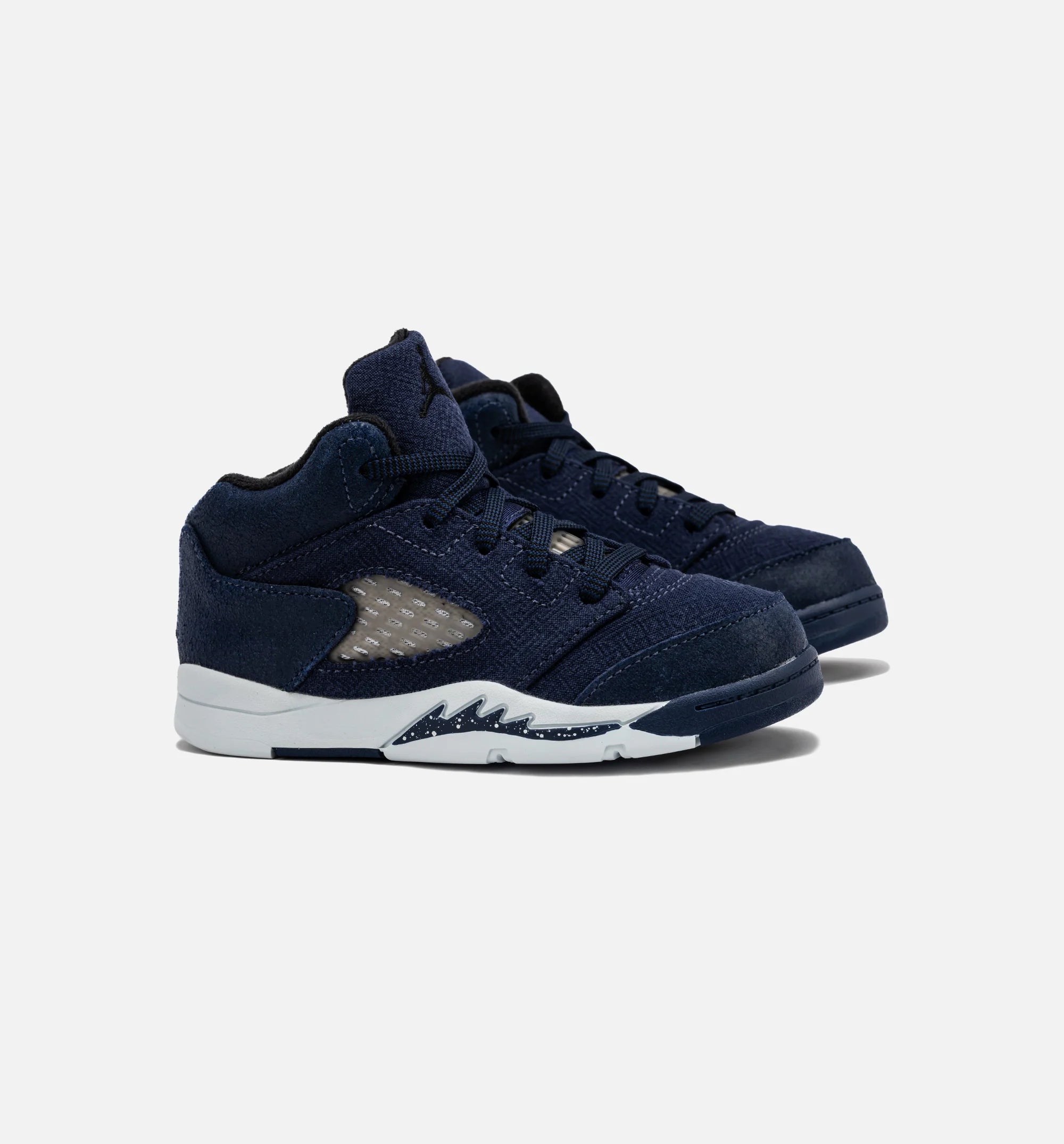 Air Jordan 5 Retro Midnight Navy Infant Toddler Lifestyle Shoe Midnight Navy Black Football Grey