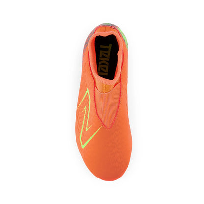 New Balance Tekela V4 Magique Junior FG Firm Ground Soccer Cleats Neon Dragonfly