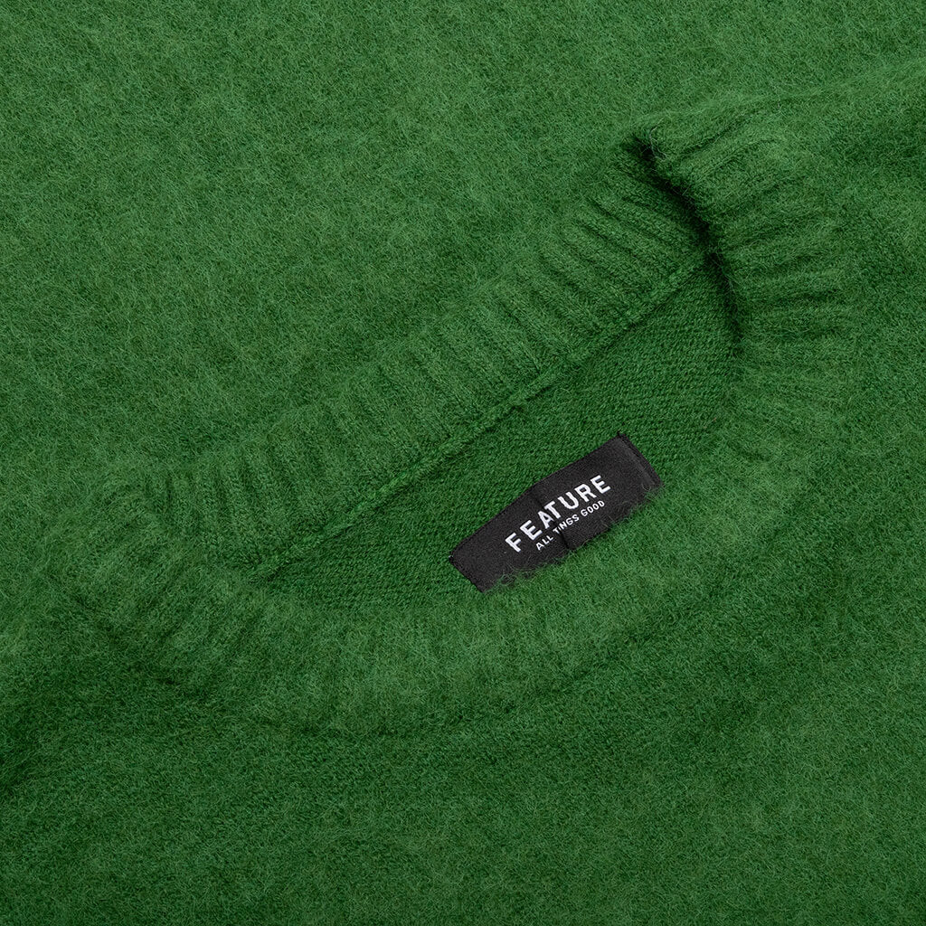 Script Logo Sweater Green
