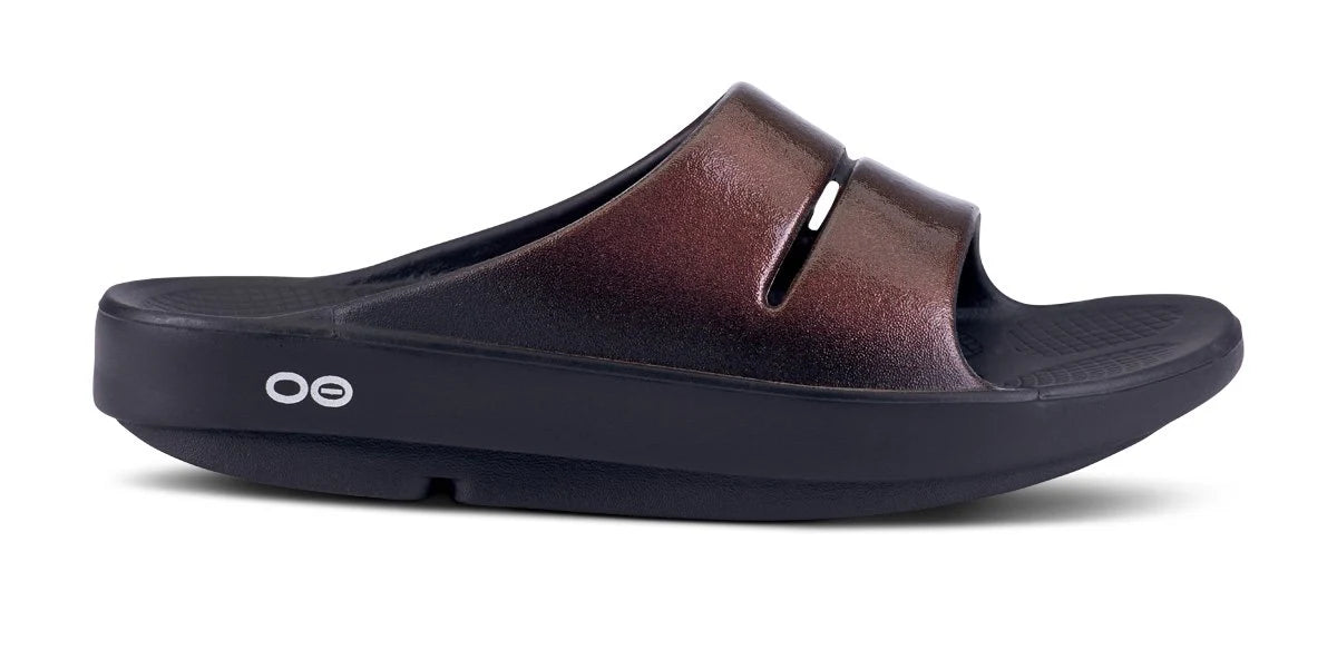 Oofos Womens OOahh Luxe Slide
