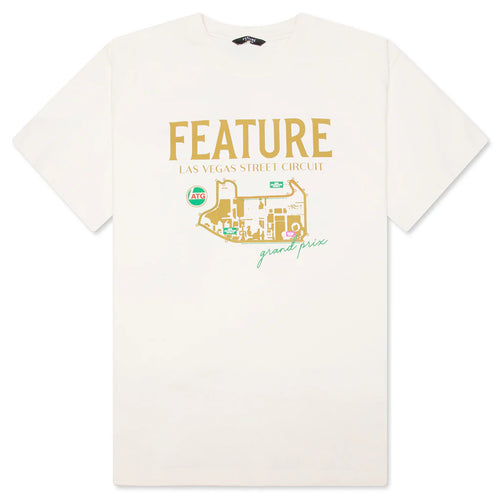 Track Map Tee Cannoli Cream