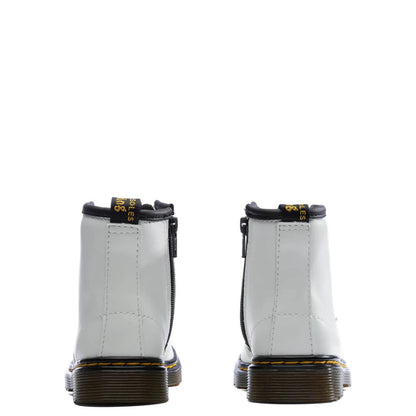 Toddler 1460 Leather Lace Up Boots White