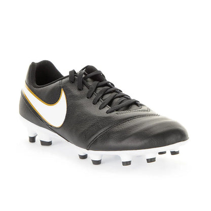 Nike Tiempo Genio II Leather FG Firm Groun Soccer Cleats Black White