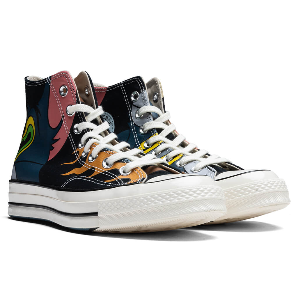 Converse x Tom and Jerry Chuck 70 Hi Black Multi