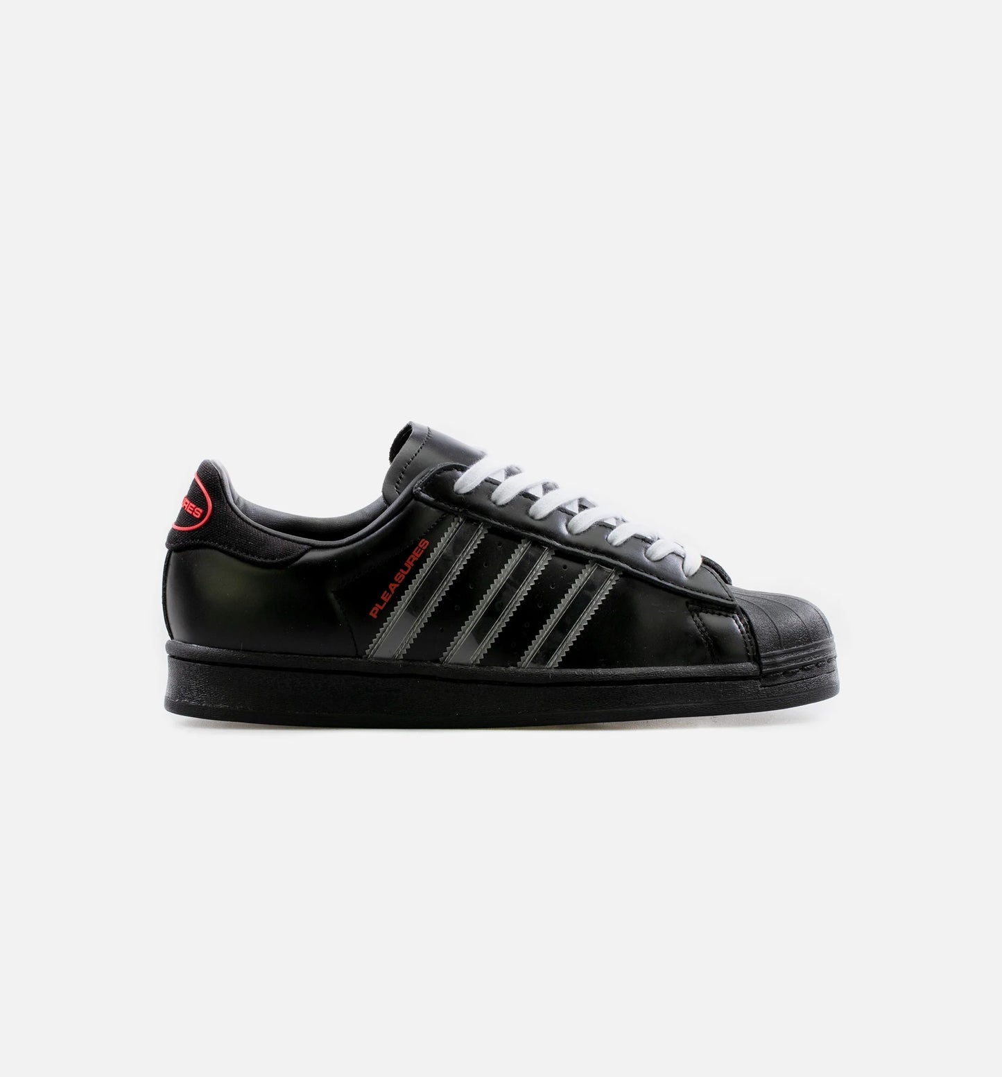 adidas Consortium X Pleasures Superstar Mens Lifestyle Shoe Black White