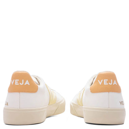 Womens Campo Chromefree Leather White Sun Peach