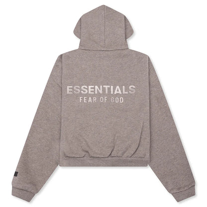 Kids Fleece Zip Up Hoodie Homestead Heather