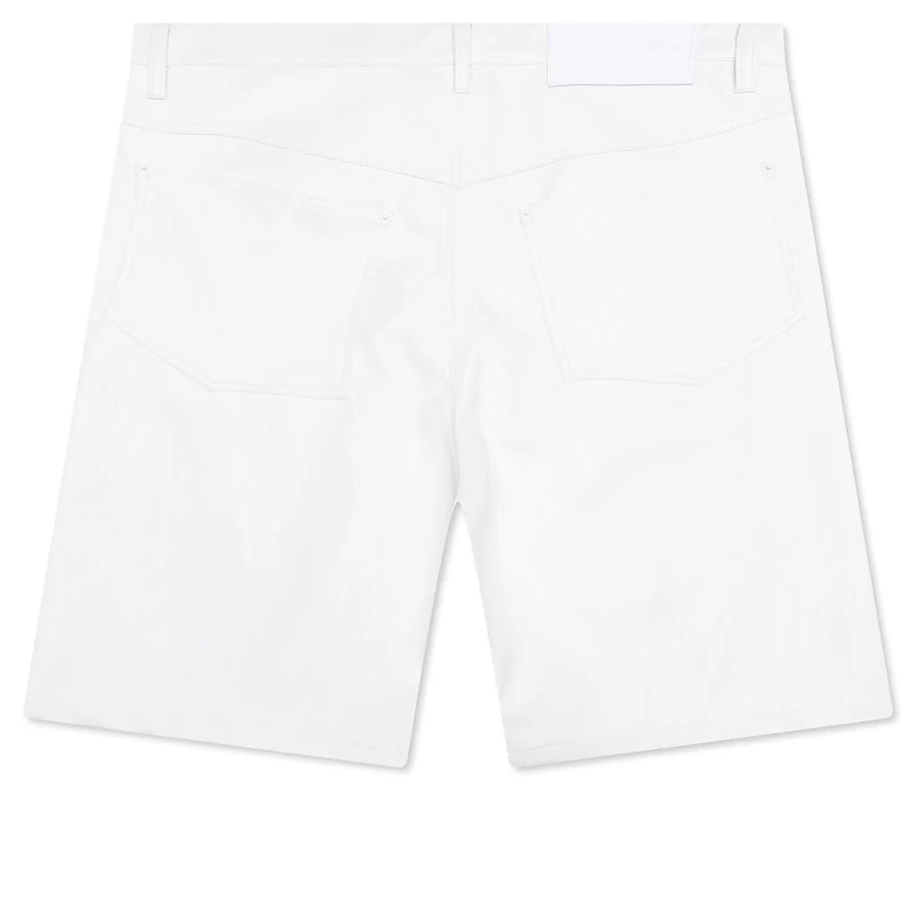 Plaster Baggy Shorts White
