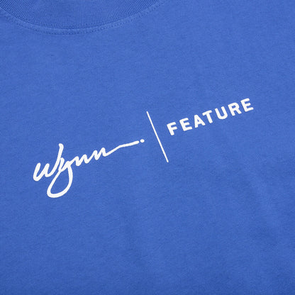 Feature x Wynn Logo Lock Up L S Tee Dazzling Blue