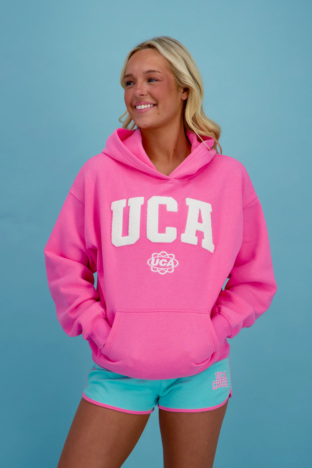 UCA Pink Blitz Chenille Hoodie