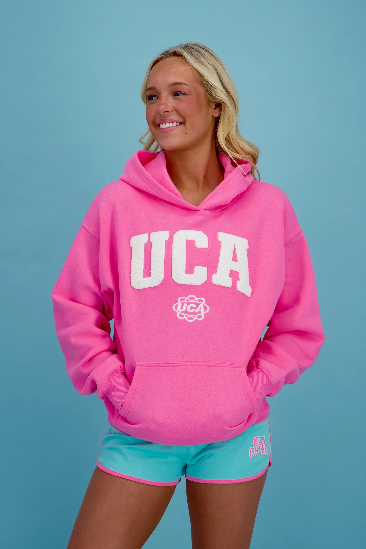 UCA Pink Blitz Chenille Hoodie