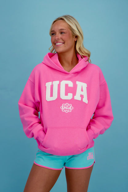 UCA Pink Blitz Chenille Hoodie