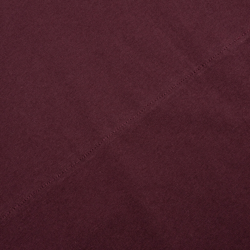 Jersey Braque Pocket Tee Maroon
