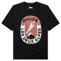 Les Deux Alpes Tee Vintage Black