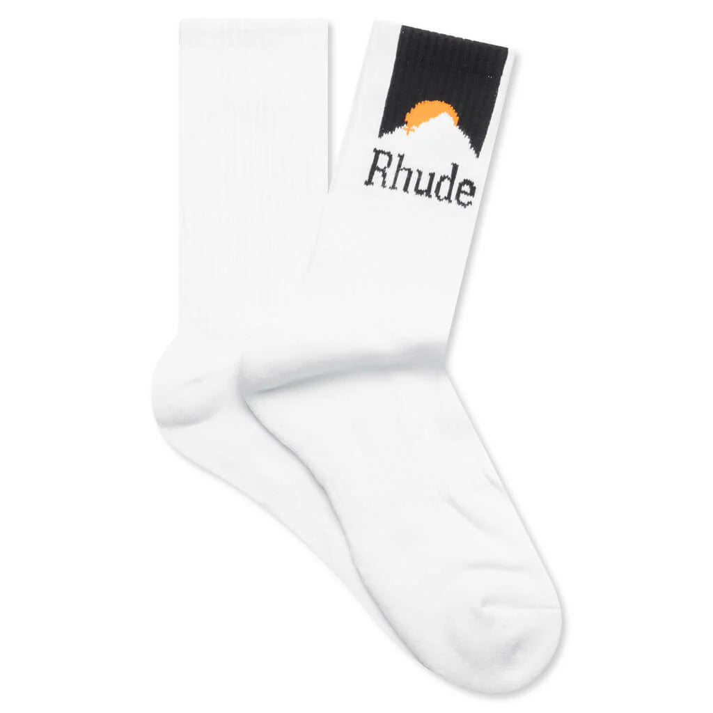 Moonlight Sport Socks White