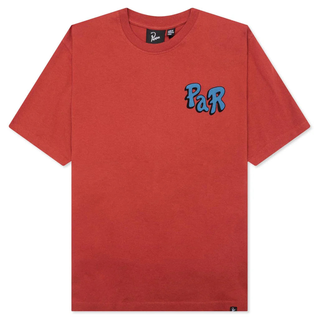 Wheeled Bird T Shirt Rust