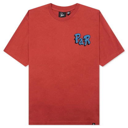 Wheeled Bird T Shirt Rust