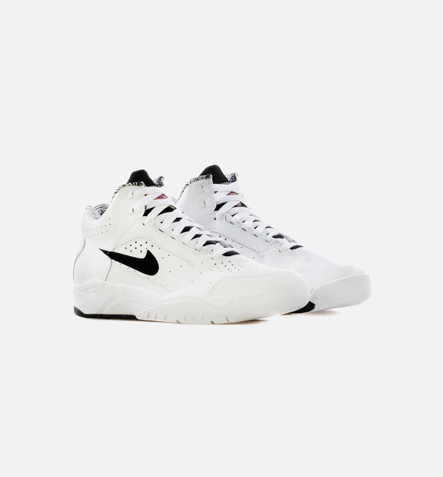 Air Flight Lite Mid Mens Lifestyle Shoe White Black