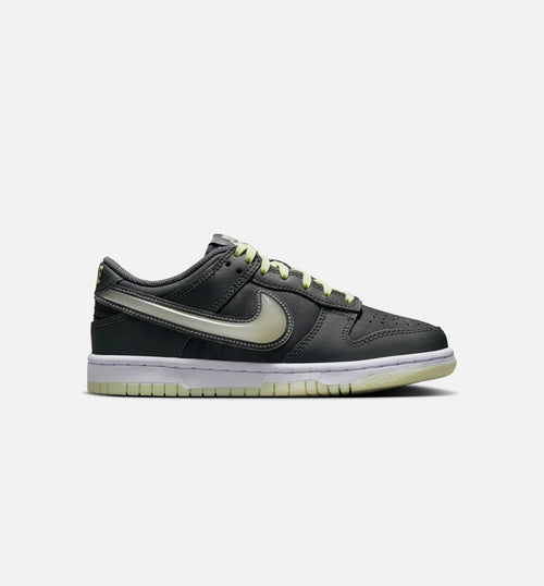 Dunk Low Glow In The Dark Grade School Lifestyle Shoe Iron Grey Lime Ice White Cool Grey