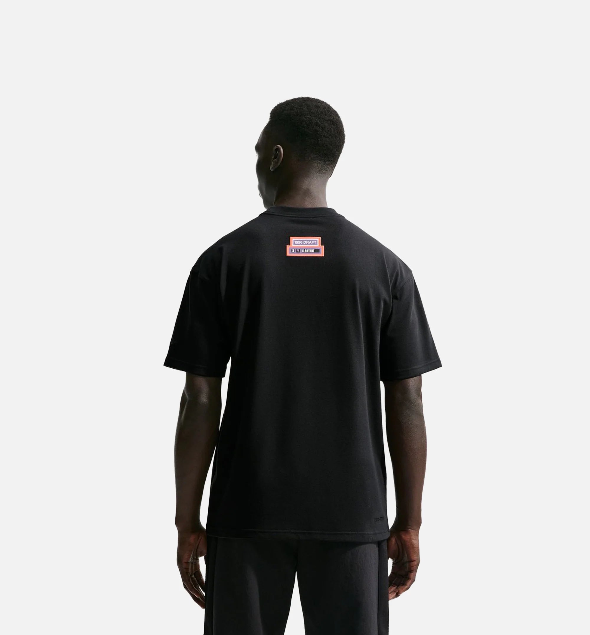 Kobe Bryant 1996 Draft Pack Mens Short Sleeve Shirt Black Yellow