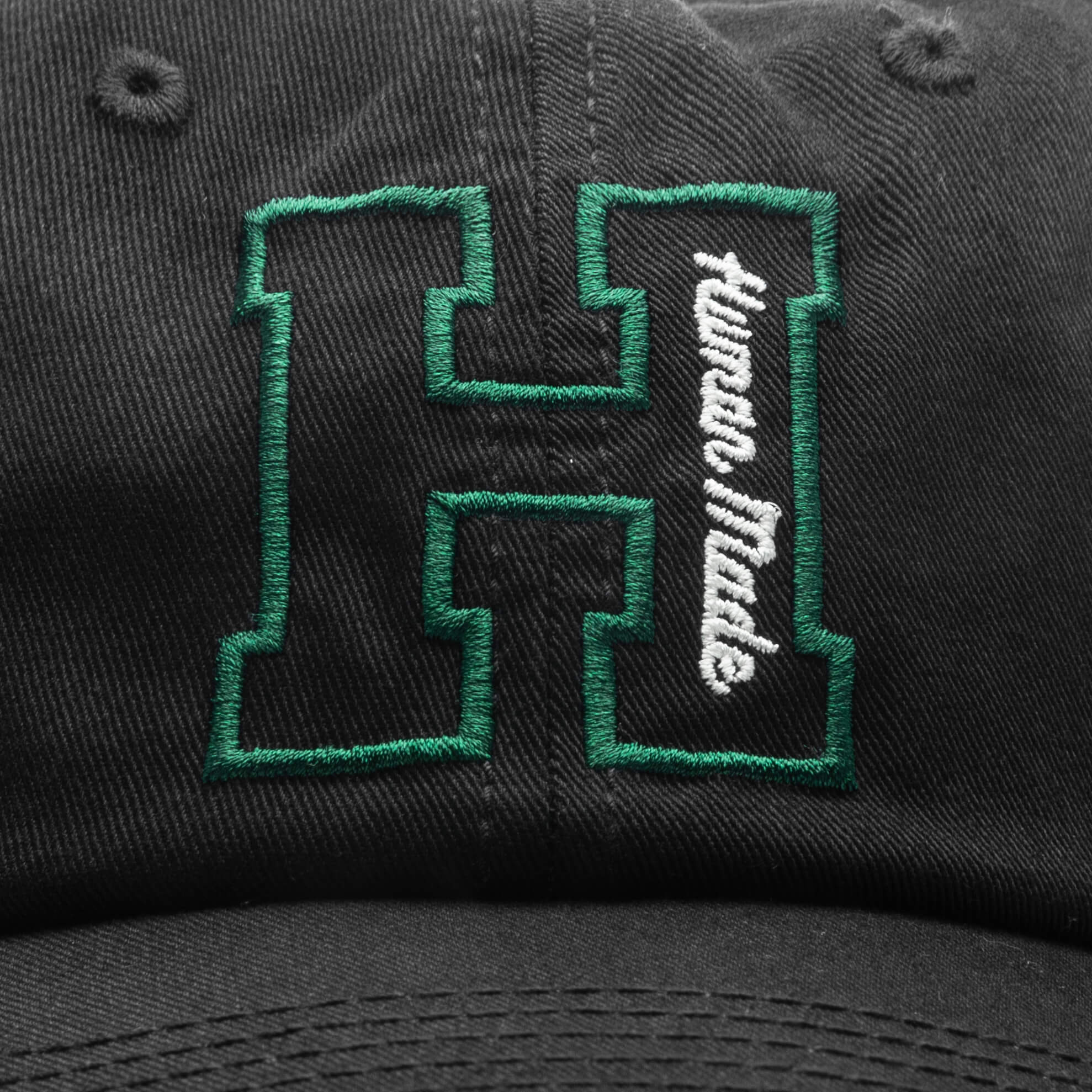 6 Panel Twill Cap 2 Black