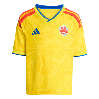 adidas Colombia Home Youth Soccer Mini Kit 26 Yellow Blue