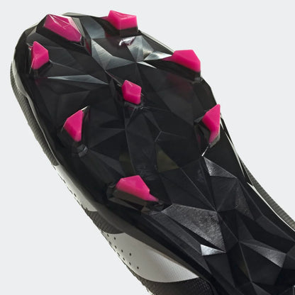 adidas Kids Predator Accuracy3 J FG Firm Ground Soccer Cleats Black Pink