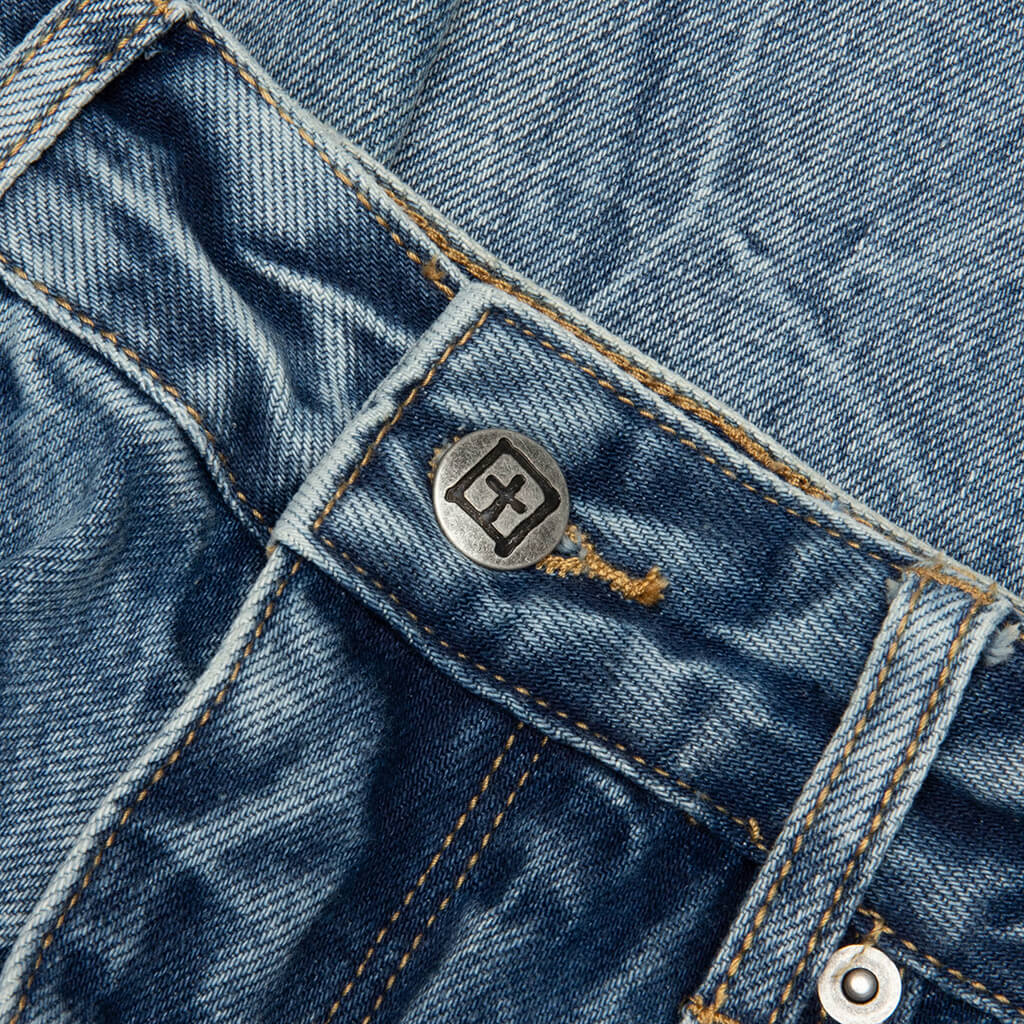 Anti K Trashed 1999 Pant Public Blue