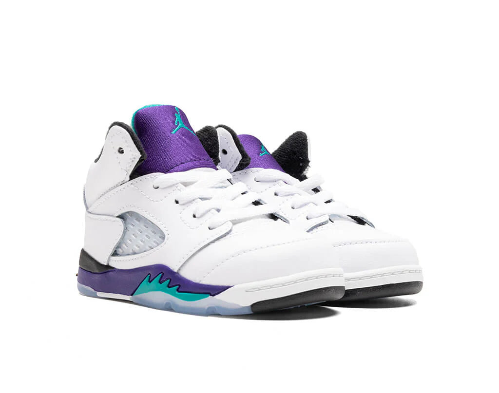 Air Jordan 5 Retro OG Grape TD White New Emerald Grape