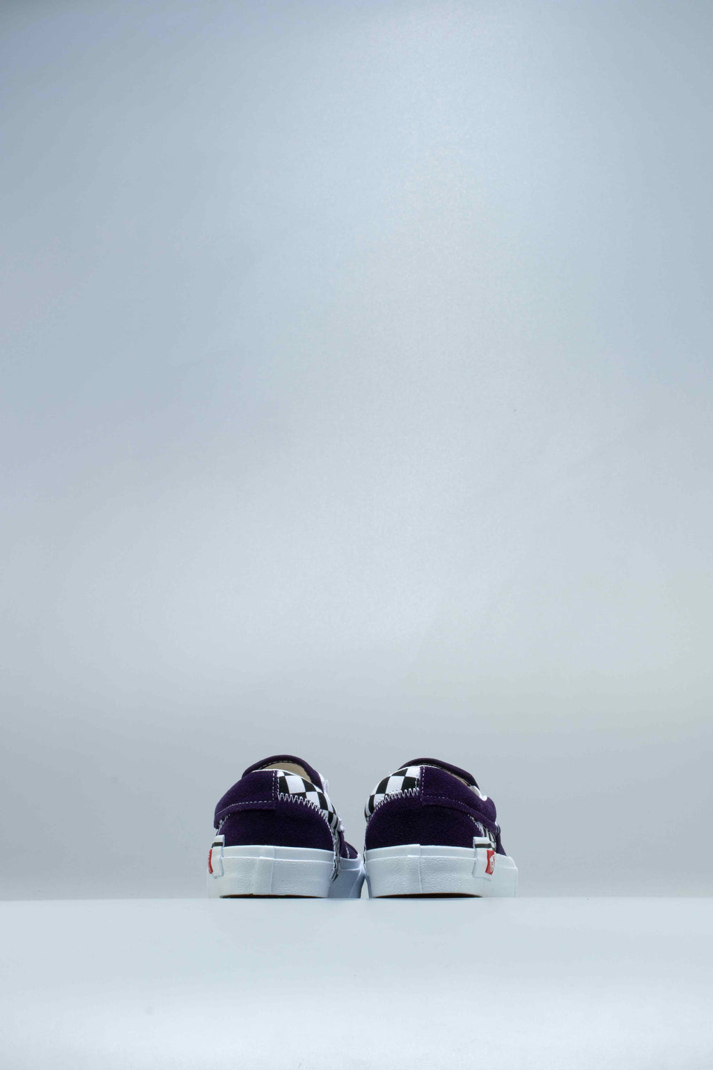 Slip On Cap Check Mens Shoe Mysterioso Purple True White