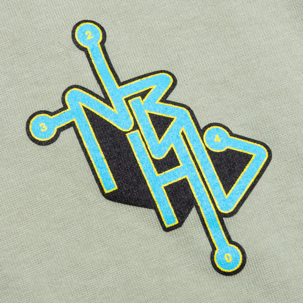 NH L S Tee 12 Sage Green