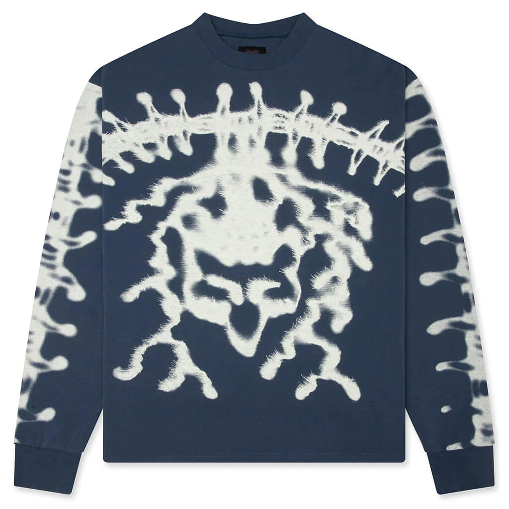 Fox LAB Airbrushed L S Top Blue