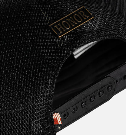 Frequency Trucker Snapback Mens Hat Black