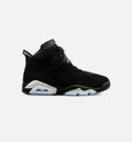 Air Jordan 6 Retro Metallic Silver Mens Lifestyle Shoe Black Free Shipping