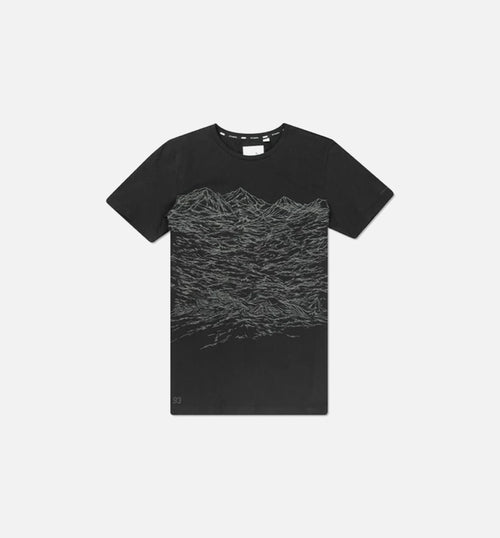 Puma X Stampd Wave Texture Print Shirt Mens Black