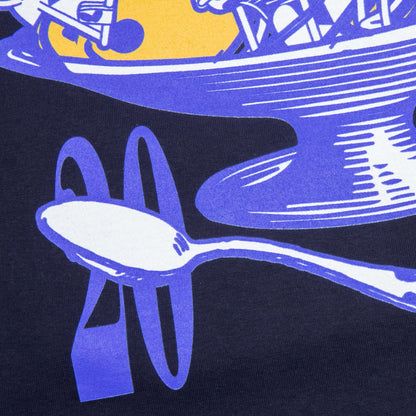 Feature x Icecream Super Bowl Short Sleeve Tee Navy