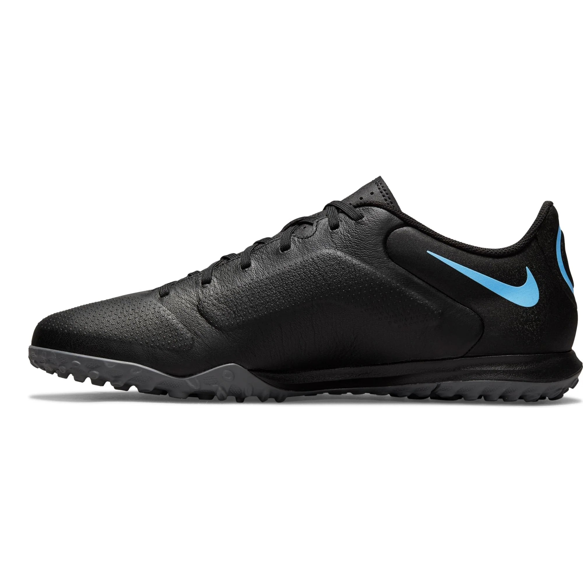 Nike Tiempo Legend 9 Academy TF Turfs Soccer Cleats Black Black Iron Grey